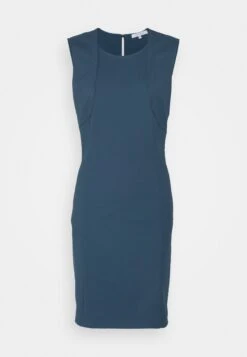 Patrizia Pepe Abito Dress - Etui-Jurk - Petrol Blue -Dames Kledings Winkel 040e08bfb259454798e454e17a3a0071