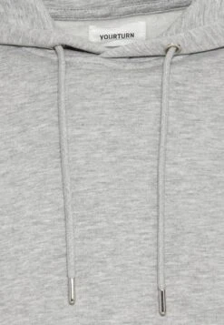 YOURTURN Unisex - Hoodie - Mottled Grey -Dames Kledings Winkel 046923917e3648a69f77e2fcf81104e1