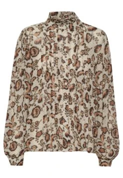 Part Two Viktorine - Overhemdblouse - Koi Japanese Flower Print 12 Part Two Viktorine - Overhemdblouse - Koi Japanese Flower Print -Dames Kledings Winkel 05cf054ba99b4551870b9d64cc0c000e