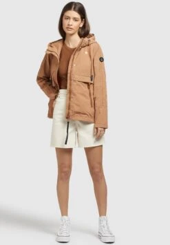Khujo Zahira3 - Lichte Jas - Toffee -Dames Kledings Winkel 05e08539fecb4827ad6031b3e575f041