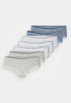 Anna Field 7 Pack - Slip - Blue/Grey/White -Dames Kledings Winkel 0b034709d4404041b97f74fc9e064af8