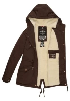 Marikoo Manolya - Winterjas - Dark Choco -Dames Kledings Winkel 0d269e4b9c7943f8af72b80d528b57f6