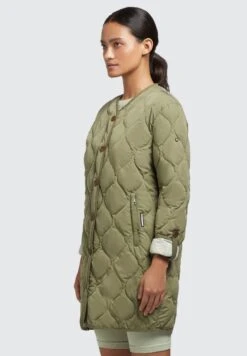 Khujo Sira - Jas - Olivgrün -Dames Kledings Winkel 0f5d303ec69d4304a77940808f85309a