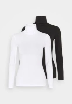 Anna Field 2 Pack - Longsleeve - Black/White -Dames Kledings Winkel 0fcff950906943e8a3b550c9d4c8162c