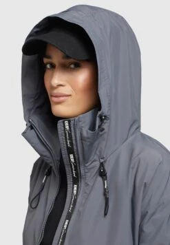 Khujo Blair - Jas - Graublau -Dames Kledings Winkel 11333b478c504f70ae2c2ee14d49488c