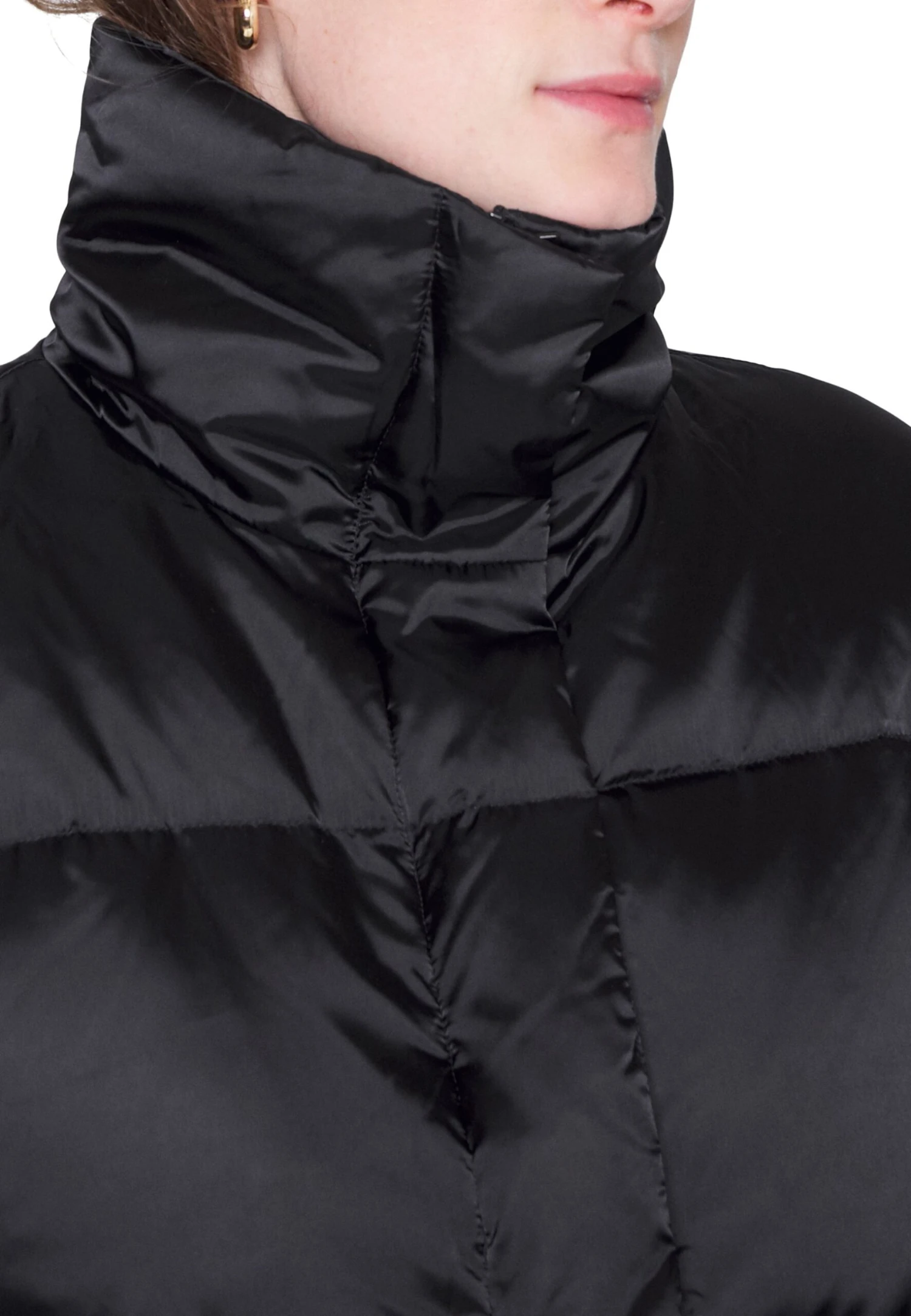 Calvin Klein Shine Puffer Down Coat - Gewatteerde Jas - Black 8 Calvin Klein Shine Puffer Down Coat - Gewatteerde Jas - Black - Afbeelding 6