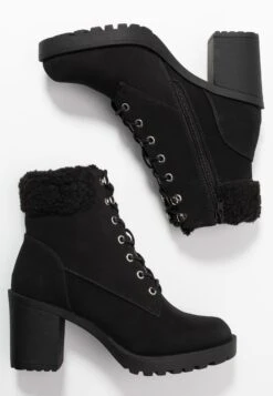 Anna Field Winter Boot - Enkellaarsjes Met Plateauzool - Black -Dames Kledings Winkel 155f8fed223d4582b636130f8e4a2046