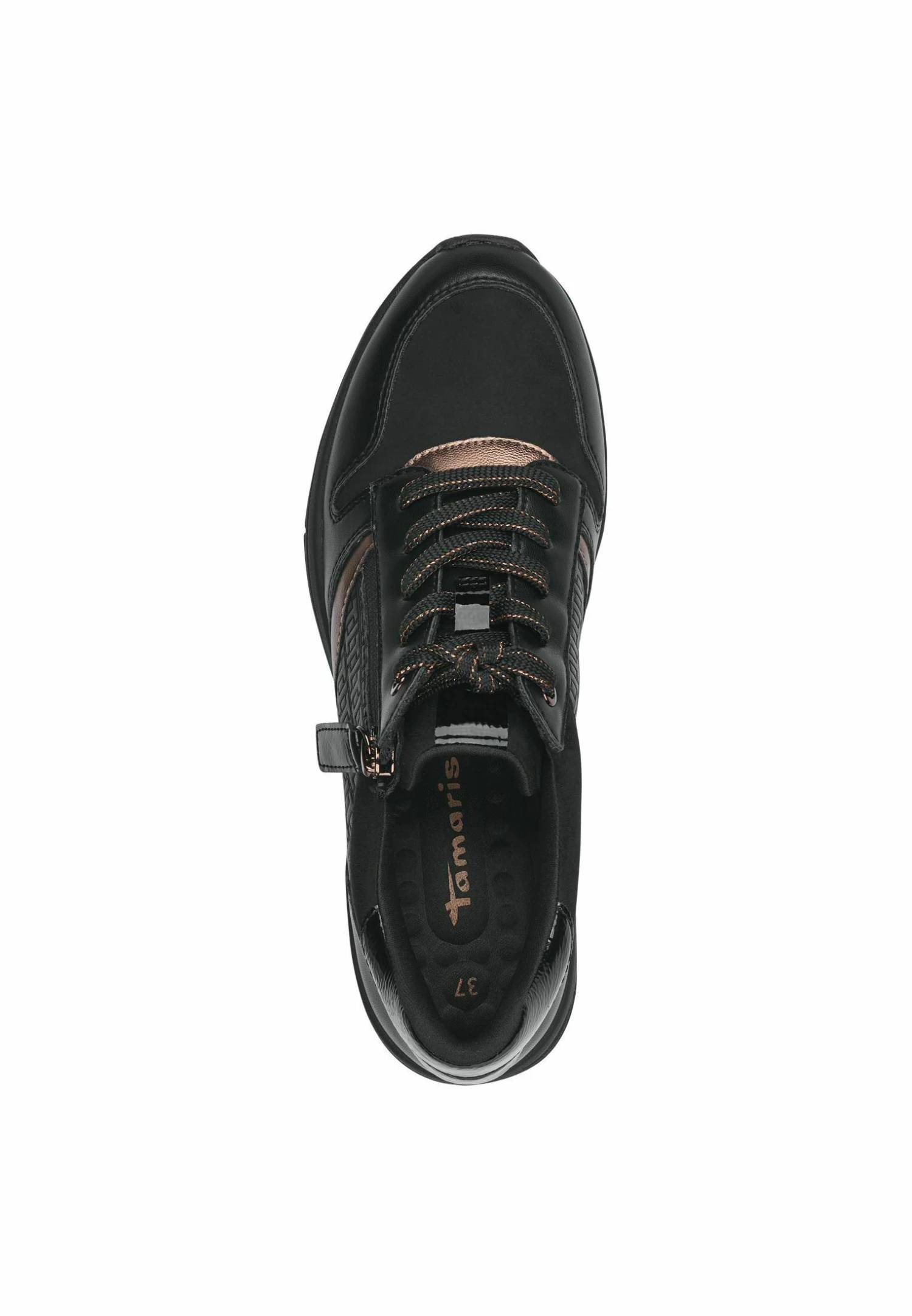 Tamaris Sneakers Laag - Black Copper 5 Tamaris Sneakers Laag - Black Copper - Afbeelding 3