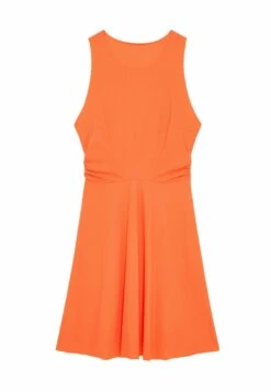 Patrizia Pepe Essential- Jurk - Intense Coral -Dames Kledings Winkel 19be06342ebf437a8ed86fca36f16e03