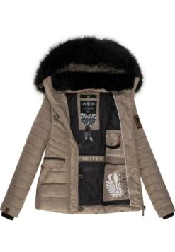 Navahoo Winterjas - Taupe Grey -Dames Kledings Winkel 1d58e70a92eb44309703938dc4ac6c0e