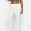 PULL & BEAR Flowing Faded - Broek - White -Dames Kledings Winkel 212c019c7ee049d3ba214421fc7cade5
