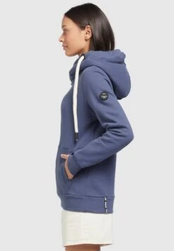 Khujo Rhabea - Hoodie - Dunkelblau -Dames Kledings Winkel 22a731c76378416585464537c4f2d3e1