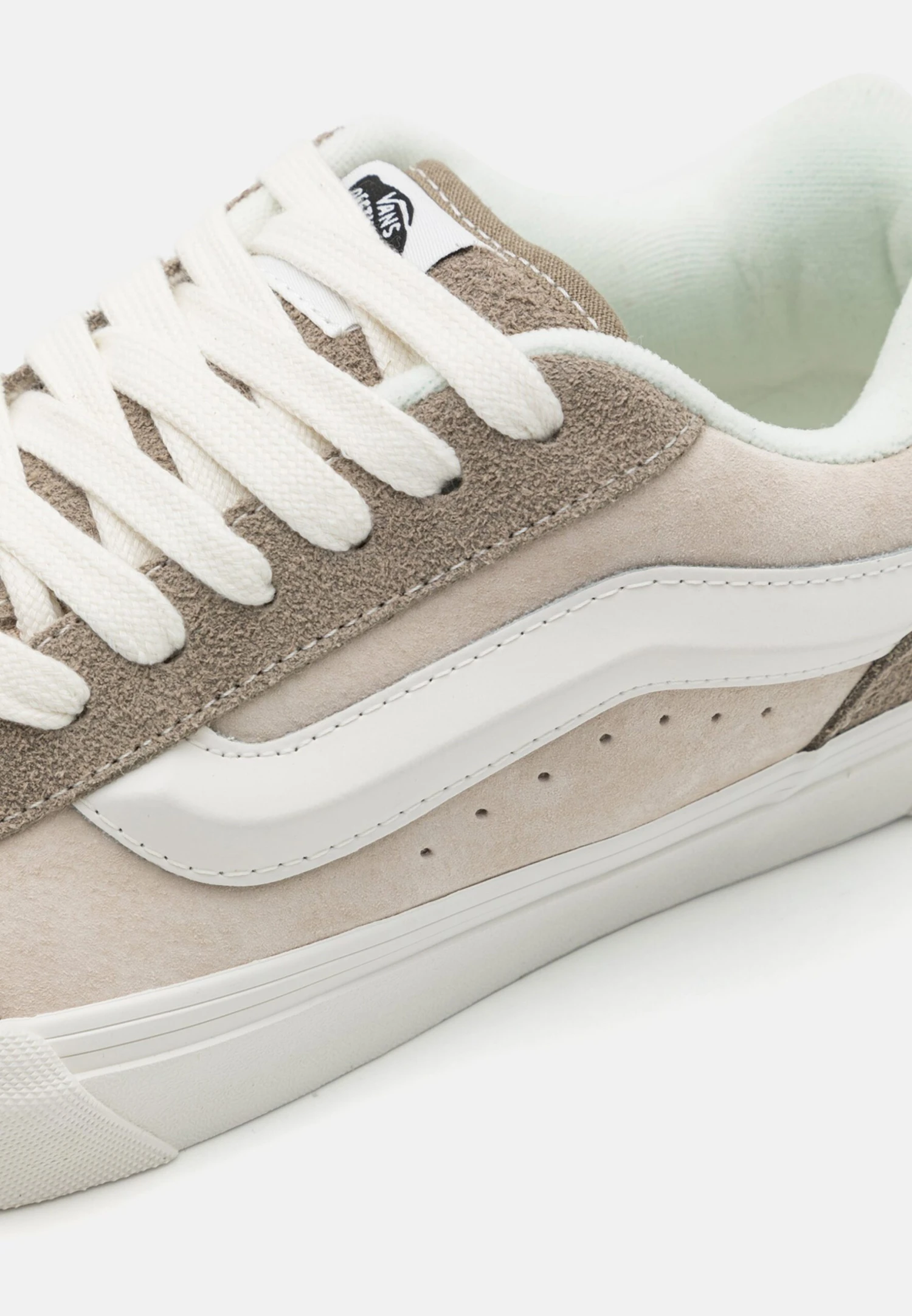 Vans Knu Skool Unisex - Skateschoenen - Beige/Light Brown/White 8 Vans Knu Skool Unisex - Skateschoenen - Beige/Light Brown/White - Afbeelding 6