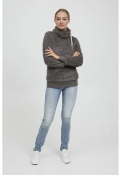 OXMO Oxanniki - Fleece Trui - Grey -Dames Kledings Winkel 23e77d58bcb34c0dbf77d8a068d718d9