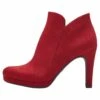 Tamaris Enkellaarsjes Met Plateauzool - Cherry 2 Tamaris Enkellaarsjes Met Plateauzool - Cherry -Dames Kledings Winkel 281795fd8ec44de0a5f8c32f33fc3840