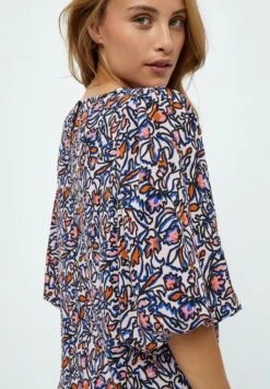 Minus Selia 3/4 Sleeve- Blouse - Ash Rose Print -Dames Kledings Winkel 2a85ae4486634f4cb586d8b84444357e
