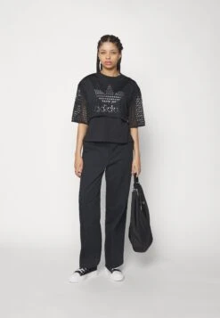 Adidas Originals Big Logo Tee 2 In 1 - T-Shirt Print - Black 16 Adidas Originals Big Logo Tee 2 In 1 - T-Shirt Print - Black -Dames Kledings Winkel 2beb5aece7ce456193f1b8b989f97297