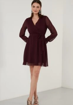 LELA Mini- Jurk - Purple -Dames Kledings Winkel 2d2be7c237b347efb93fdd5239fe904c