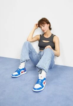 Air Jordan 1- Sneakers Laag - Sport Blue/Gym Red/White/Sail -Dames Kledings Winkel 2ff02c8c4d804e11bde7ef6f0be7c787