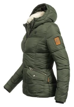 Navahoo Megan - Winterjas - Olive Green -Dames Kledings Winkel 3100d408049643c8b527341fa04c5f51