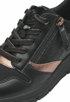 Tamaris Sneakers Laag - Black Copper 12 Tamaris Sneakers Laag - Black Copper -Dames Kledings Winkel 32a2d4840f7641b6a7b1a251f456bcb0
