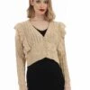 Faina Vest - Sand -Dames Kledings Winkel 34f0113344ba450496ebc9f8fb8fe98a