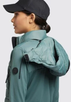 Khujo Dalis Matt - Jas - Kupfergrün -Dames Kledings Winkel 3617d9334f074b4a86d4037a065e25f6