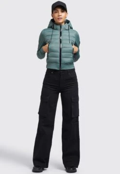 Khujo Dalis Matt - Jas - Kupfergrün -Dames Kledings Winkel 400c9970e5dd429cb12f66a900fb8e13