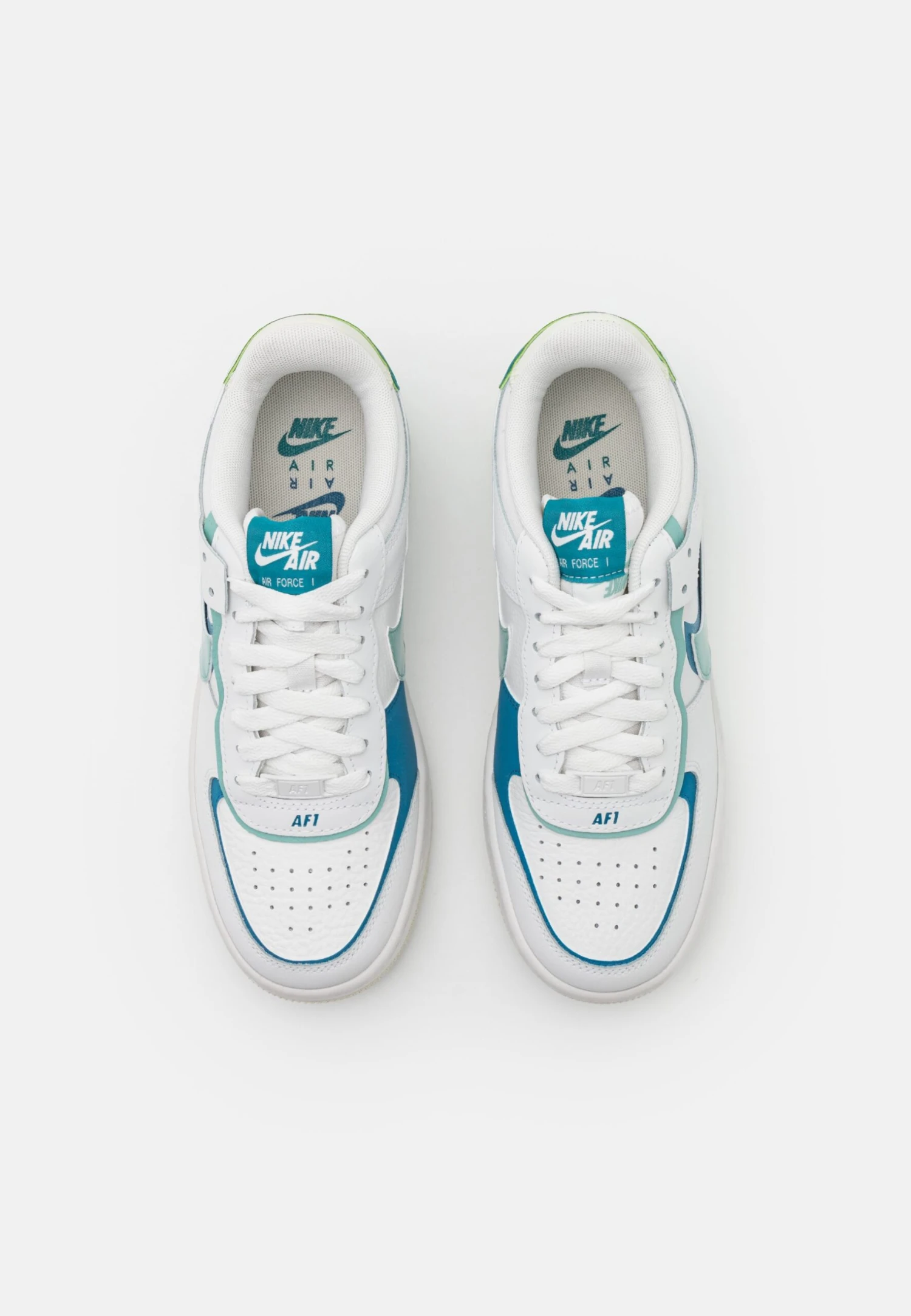 Nike Sportswear W Af1 Shadow - Sneakers Laag - Summit White/Mineral/Industrial Blue/Geode Teal/Sea Glass 8 Nike Sportswear W Af1 Shadow - Sneakers Laag - Summit White/Mineral/Industrial Blue/Geode Teal/Sea Glass - Afbeelding 6