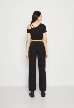 Even&Odd Relaxed Fit Jeans - Black Denim -Dames Kledings Winkel 491db932c5c843bba417027e9da58a24
