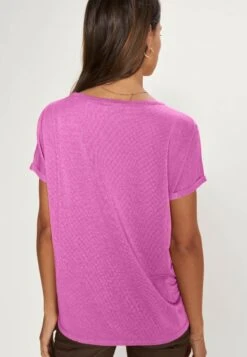 Mos Mosh Kay Tee - T-Shirt Basic - Vivid Viola -Dames Kledings Winkel 5248de0f6d994a909b304e7ea129dc15