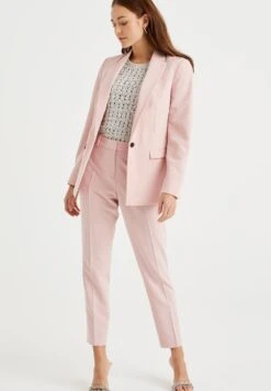 WE FASHION Nauwsluitende - Marly - Blazer - Pink -Dames Kledings Winkel 550be27b7a2849188c8a235974a6ba01
