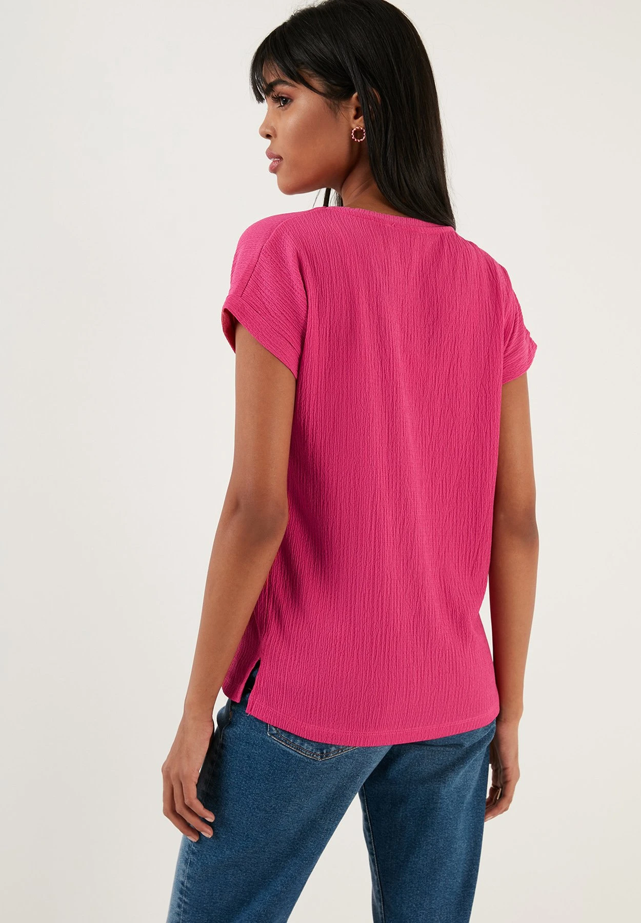 LELA Regular Fit - Blouse - Fuchsia 5 LELA Regular Fit - Blouse - Fuchsia - Afbeelding 3