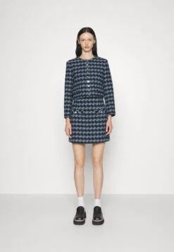 Sandro Recoupe - Blazer - Bleu/Noir 14 Sandro Recoupe - Blazer - Bleu/Noir -Dames Kledings Winkel 581025cfeebb4a8f8d002e0a24071586