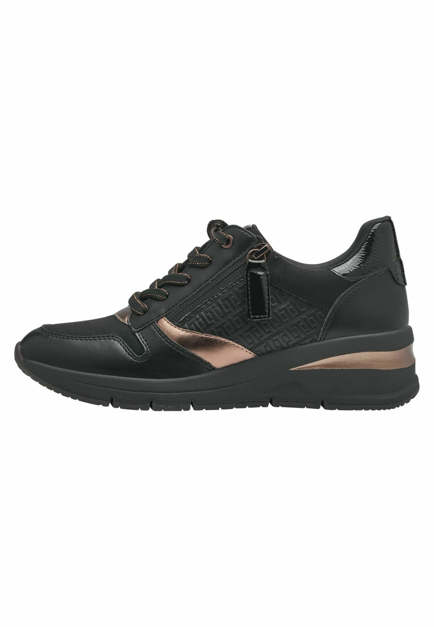 Tamaris Sneakers Laag - Black Copper 3 Tamaris Sneakers Laag - Black Copper
