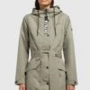 Khujo Lauren - Parka - Khaki -Dames Kledings Winkel 5dbc2a91fc454e649a044cebe26dbd81
