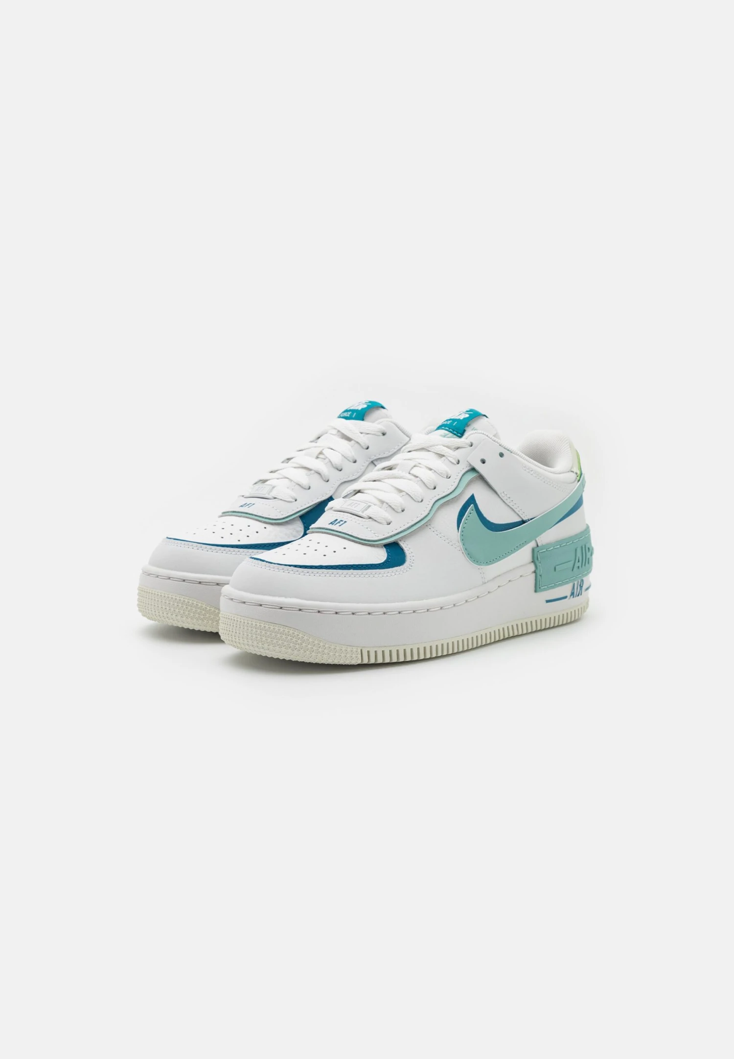 Nike Sportswear W Af1 Shadow - Sneakers Laag - Summit White/Mineral/Industrial Blue/Geode Teal/Sea Glass 5 Nike Sportswear W Af1 Shadow - Sneakers Laag - Summit White/Mineral/Industrial Blue/Geode Teal/Sea Glass - Afbeelding 3