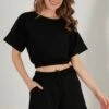 LELA Two Piece Set - Regular Fit - Shorts - Black 2 LELA Two Piece Set - Regular Fit - Shorts - Black -Dames Kledings Winkel 619596d0c34b4198b54366af8a45fe7f