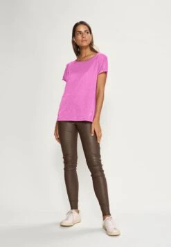 Mos Mosh Kay Tee - T-Shirt Basic - Vivid Viola -Dames Kledings Winkel 6339f5474bcc444c988c22fdf6e6d75b