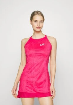 EA7 Emporio Armani Tennis Pro Freestyle Dress - Jurken - Fancy Pink Yarrow