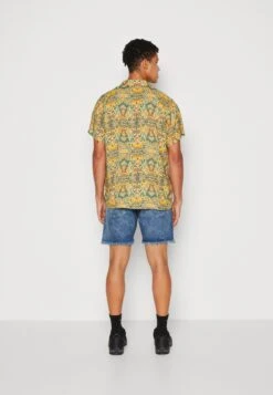 Kaotiko Shirt Jordania Unisex - Overhemdblouse - Mustard -Dames Kledings Winkel 69b09e957bd141f38c758deb319b3dbf