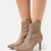 Anna Field Enkellaarsjes Met Hoge Hak - Taupe -Dames Kledings Winkel 6a0c670a6ddd4b1a800dc2ddc78681fe