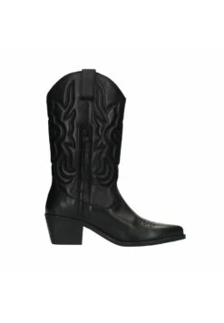 Cowboy-/Bikerlaarzen - Schwarz -Dames Kledings Winkel 6b0aa488ce734e39b1f30473d7270826