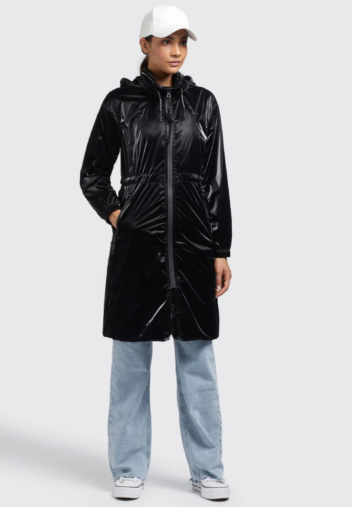 Khujo Marthe - Regenjas - Schwarz 4 Khujo Marthe - Regenjas - Schwarz - Afbeelding 2