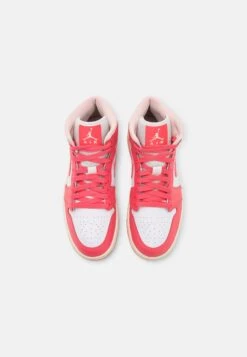 Air Jordan 1 Mid - Sneakers Hoog - White/Sea Coral/Atmosphere/Sail -Dames Kledings Winkel 72b4533999554d2ab9e3ada61c84e73d