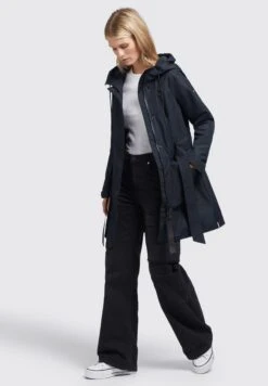 Khujo Lauren - Parka - Dunkelgrau -Dames Kledings Winkel 737ebb50d8d2481b8fa9c5550ea59414