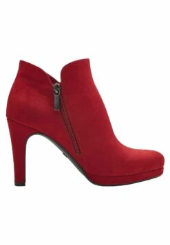 Tamaris Enkellaarsjes Met Plateauzool - Cherry -Dames Kledings Winkel 746b0a6083fc4c4198a428ea6f5f6497