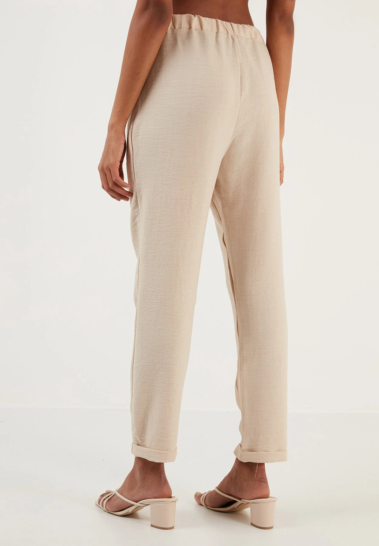 LELA Slim Fit - Broek - Stone 5 LELA Slim Fit - Broek - Stone - Afbeelding 3