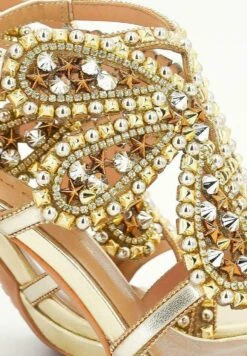 Alma En Pena Burano - Sandalen Met Hoge Hak - Gold -Dames Kledings Winkel 76a8b91dcf234219bedb7d68900bb19d