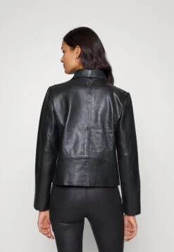 Mos Mosh Cami Leather Jacket - Leren Jas - Black -Dames Kledings Winkel 76edbfdcdef8406593b0ca0f35841a22